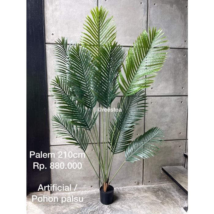 Pohon PALEM Tinggi 205 cm / Pohon Hias Palsu / palm Artificial plant