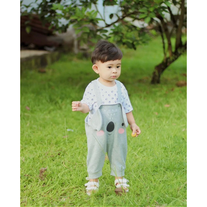 Overall baby perempuan fashion 1-2 tahun ANIMAL overall unisex baju kodok anak balita 1 2 tahun