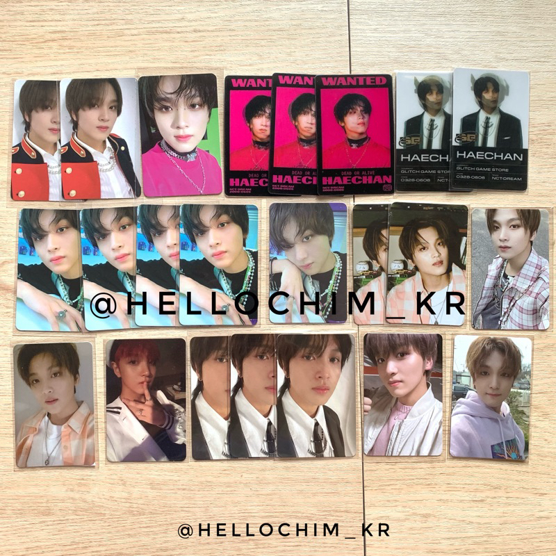 [READYSTOCK] NCT DREAM HAECHAN MFAL POB SHOPEE THAILAND TH LENTI SCRATCH GLITCH LUCKY DRAW R2 HOT SA