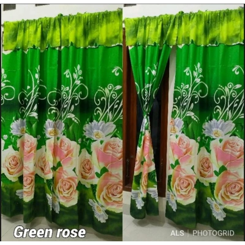 Gorden serut / gorden pintu dan jendela serut motif terbaru / Gorden Pintu Serut Ukuran 100x200cm