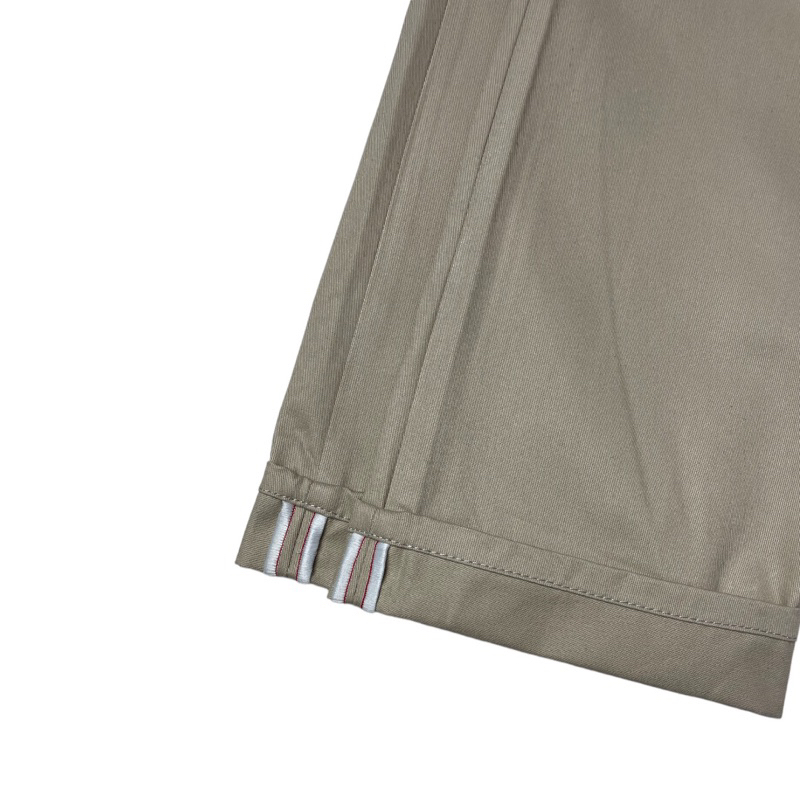 Transworld Celana Panjang Chino Selvedge Legular Fit Hitam Cream Army Khaki