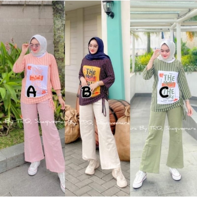 one set celana kulot