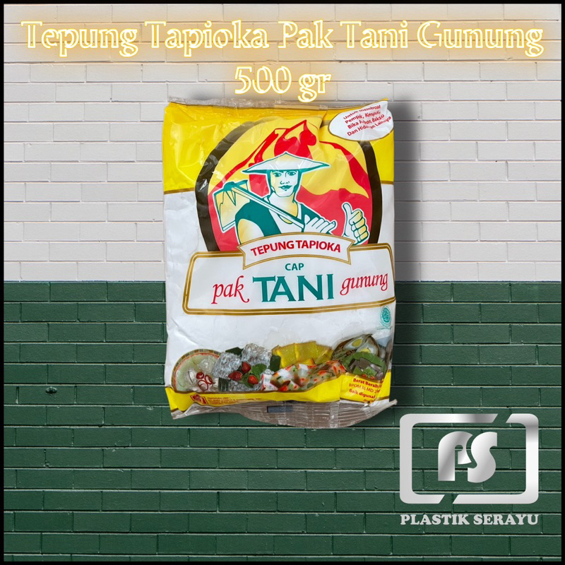 

Tepung Tapioka Pak Tani Gunung 500 gram - Tapioka / Sagu tani pak tani 500gr