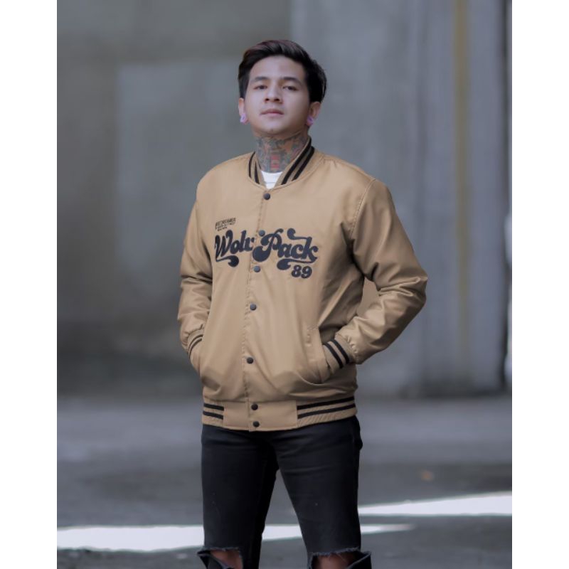 Wolv Streetwear Jacket Starter Mocca