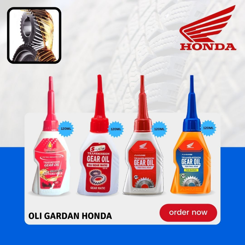 [READY COD] OLI OIL GARDAN / OLI GEAR HONDA 100ML / 120ML / 140ML / OLI GIR MATIC / OLI KARDAN MATIC