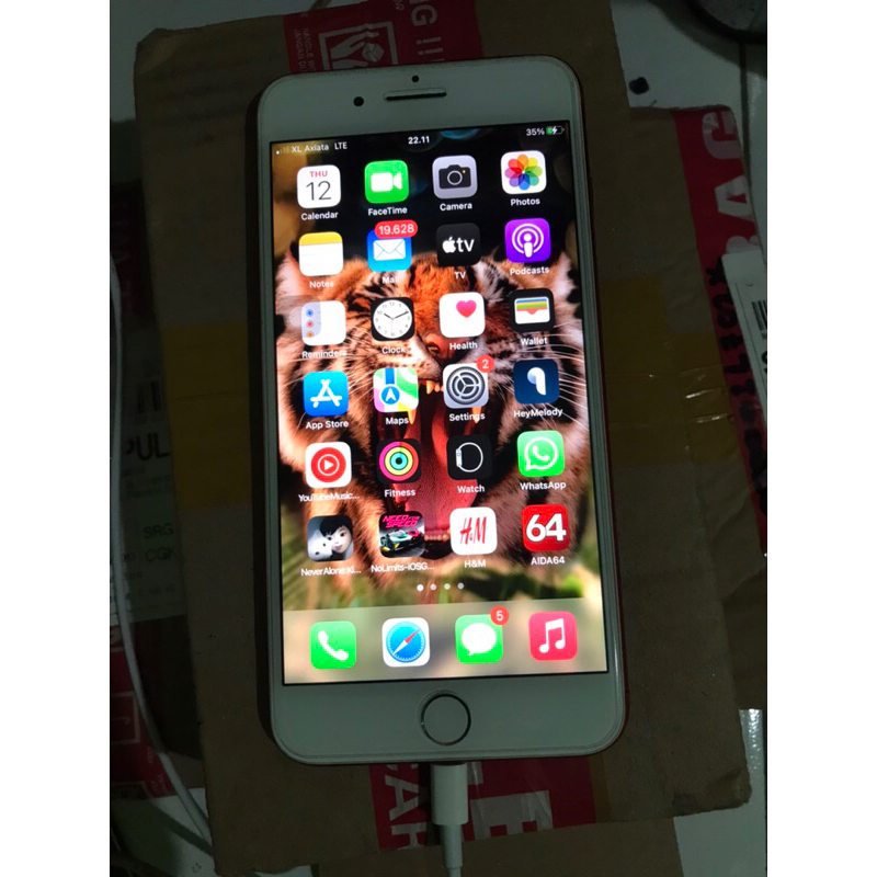 lcd iphone 7 plus original copotan mulus minus