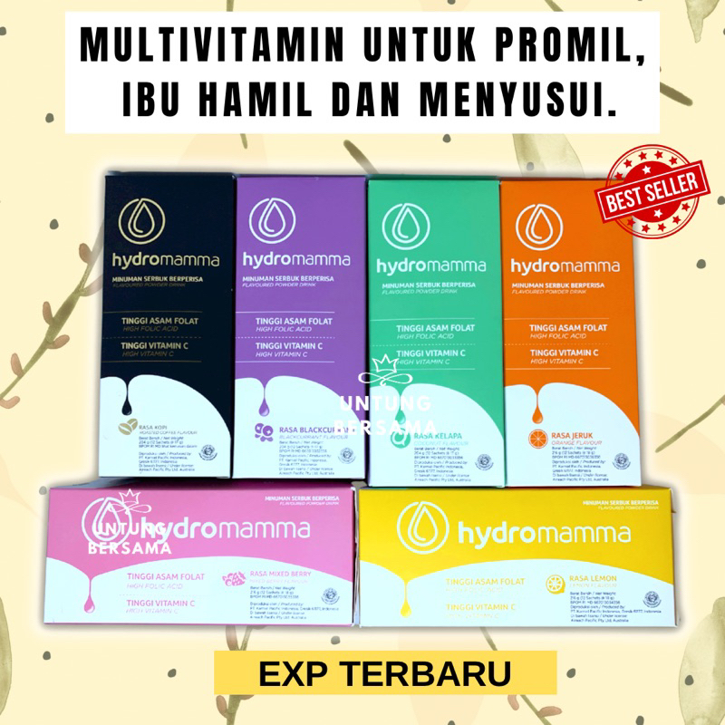 ♥️ UB ♥️ HYDROMAMMA MULTIVITAMIN IBU PROMIL HAMIL MENYUSUI PELANCAR ASI