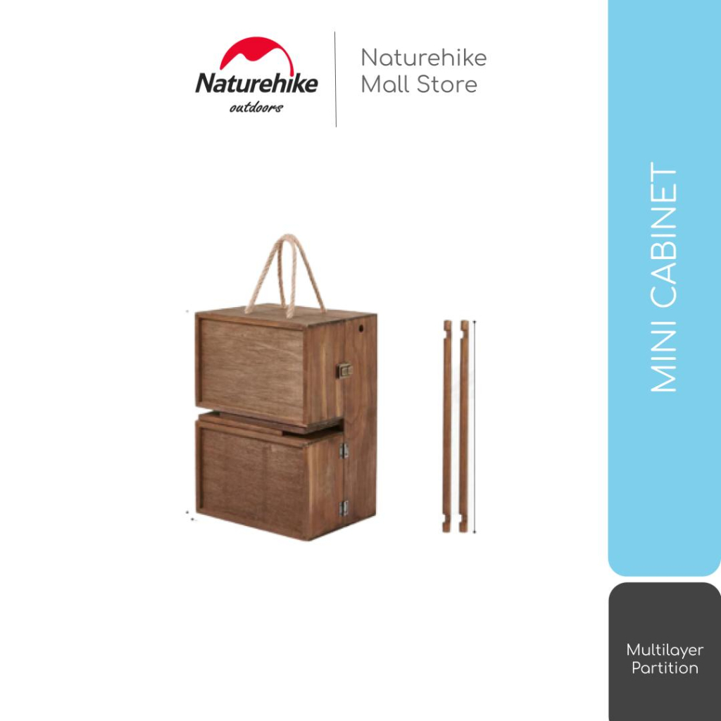 MINI CABINET / RAK / STORAGE MAKANAN CAMPING NATUREHIKE CNH22JU018