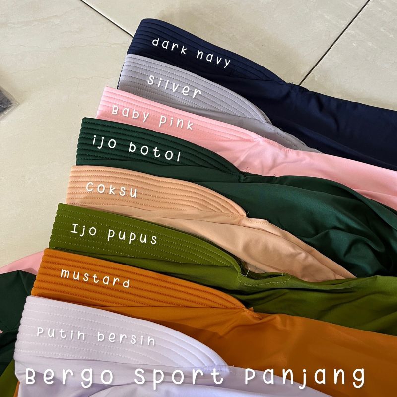 jilbab sport panjang