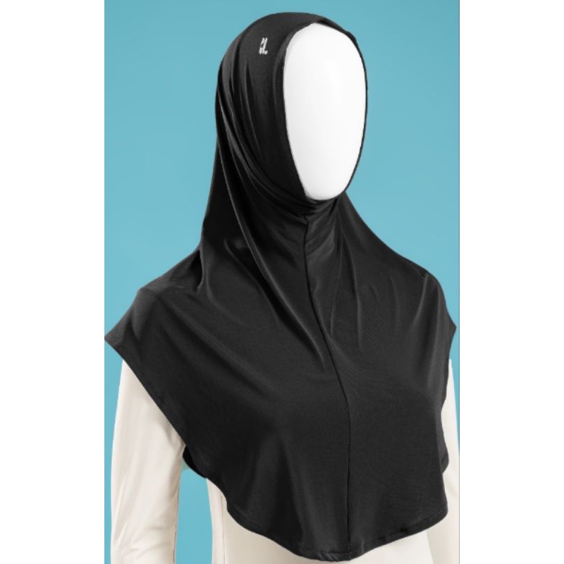 READY NSPIRE SPORT HIJAB BLACK HEYLOCAL ID