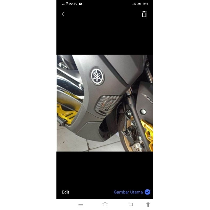TUTUP COVER SEIN SEN NMAX-155 2020 NMAX-155 2021 2022 NMAX-155 new tutup sein nmax new Pelindung sei