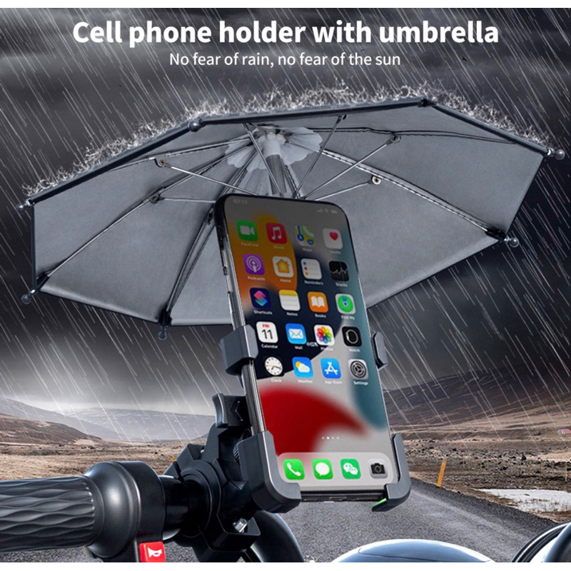 HOLDER DUDUKAN HP HANDPHONE dengan PAYUNG UMBRELLA HARGA PAKET