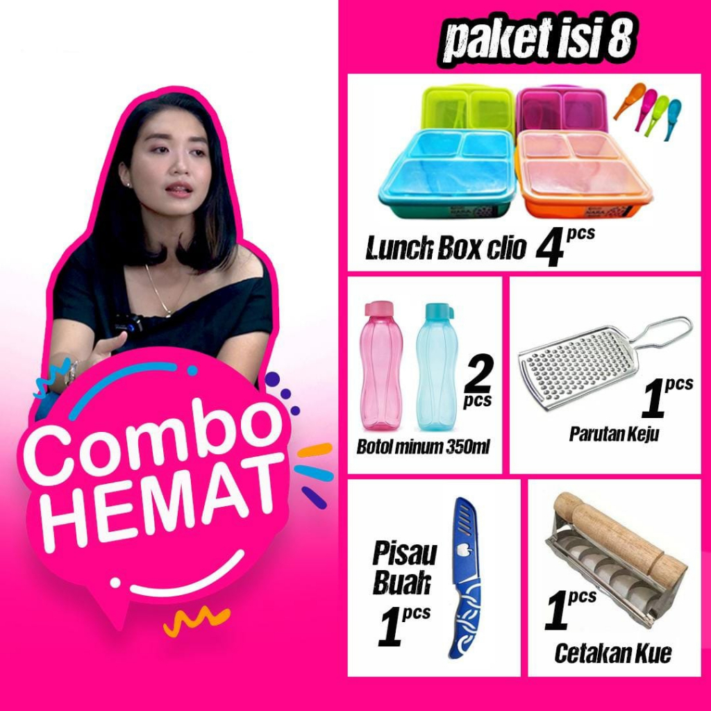 PAKET COMBO SUPER HEMAT TEMPAT MAKAN + ALAT DAPUR