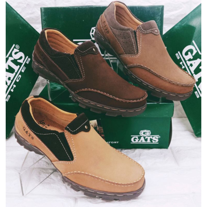 Sepatu Kulit Pantofel casual pria GATS TO 2205 original