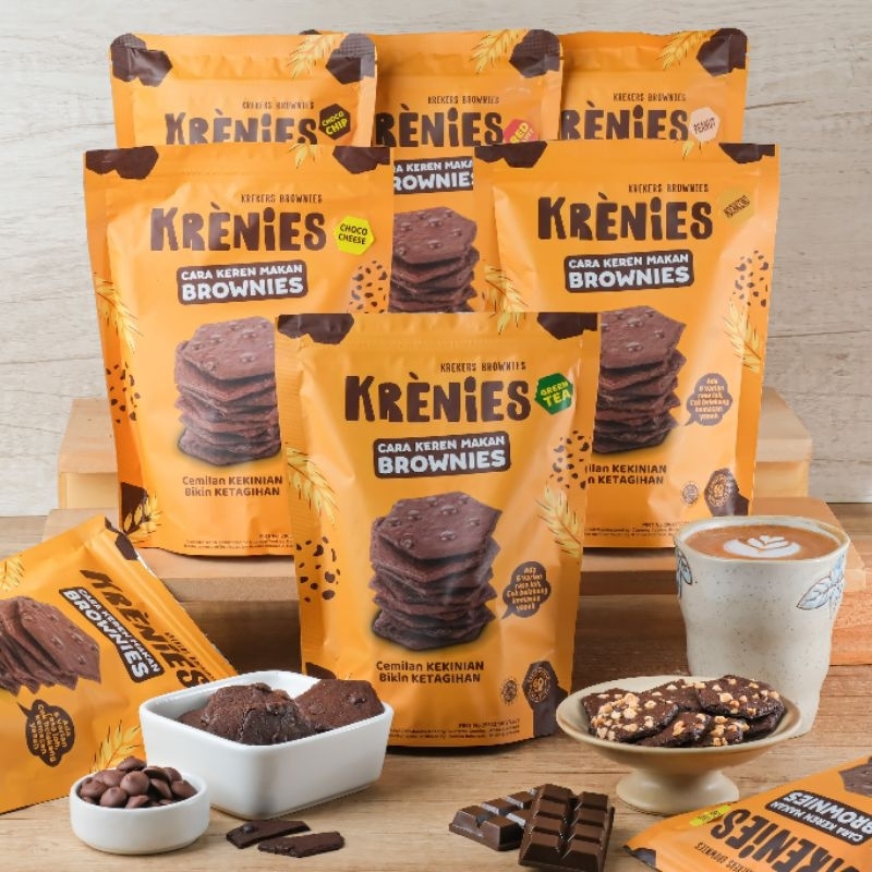 

LanMart - KRENIES Keripik Brownies Varian Rasa