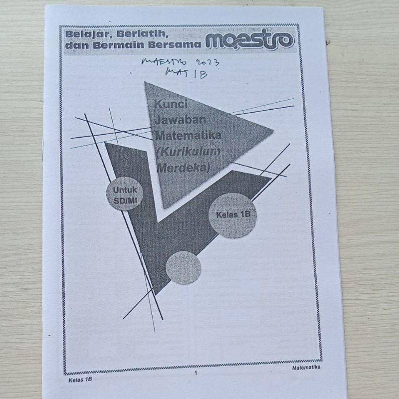 kunci jawaban LKS maestro matematika lls 1