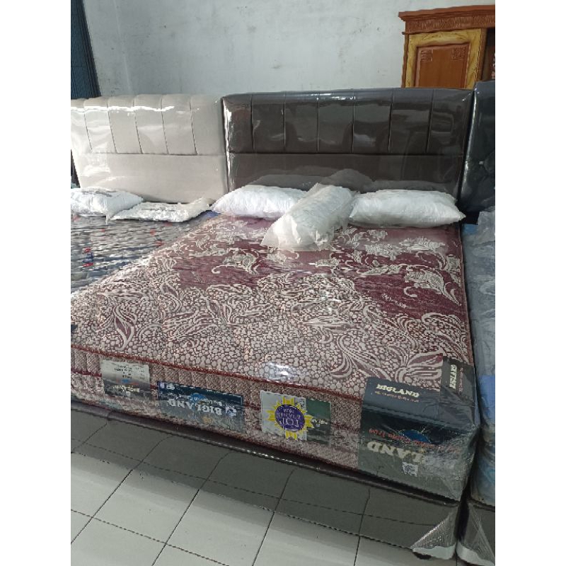 [WAJIB BACA DESKRIPSI] KASUR MATRAS SPRINGBED BIGLAND STANDARD UK 120, 140, 160, 180 X 200 ORIGINAL 