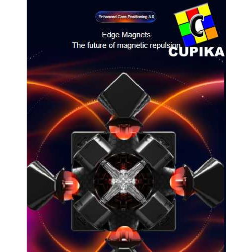 Rubik 3x3 Gan 13 M PRO Maglev magnetic stickerless 3x3x3 original - FROSTED