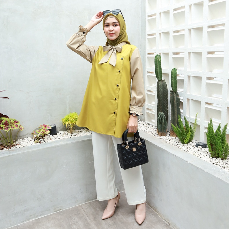 MALFA  Shirt - Pakaiana Wanita Terbaru by Hijab Mamah icis