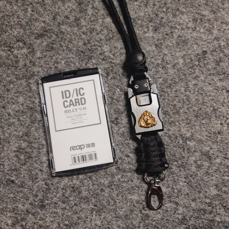

LANYARD ID CARD LOGO TRIBRATA TIMBUL HOLDER