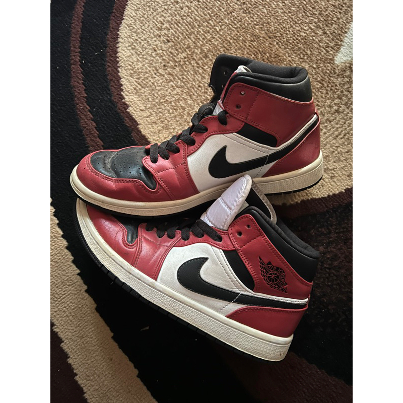 AJ 1 BRED TOE SECOND REKBER SHOPEE
