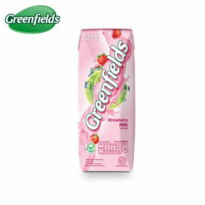 

Greenfields susu Uht strawberry 250ml