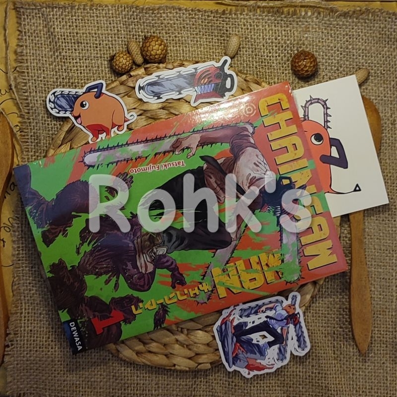 Komik Chainsaw Man Vol. 1 + Bonus