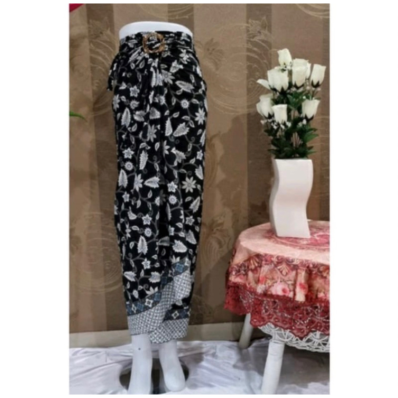 (50 Motif) Rok Lilit Batik Bawahan Kebaya Modern Rok Serut Batik Free Ring Kain Batik Floral Batik Couple Pasangan