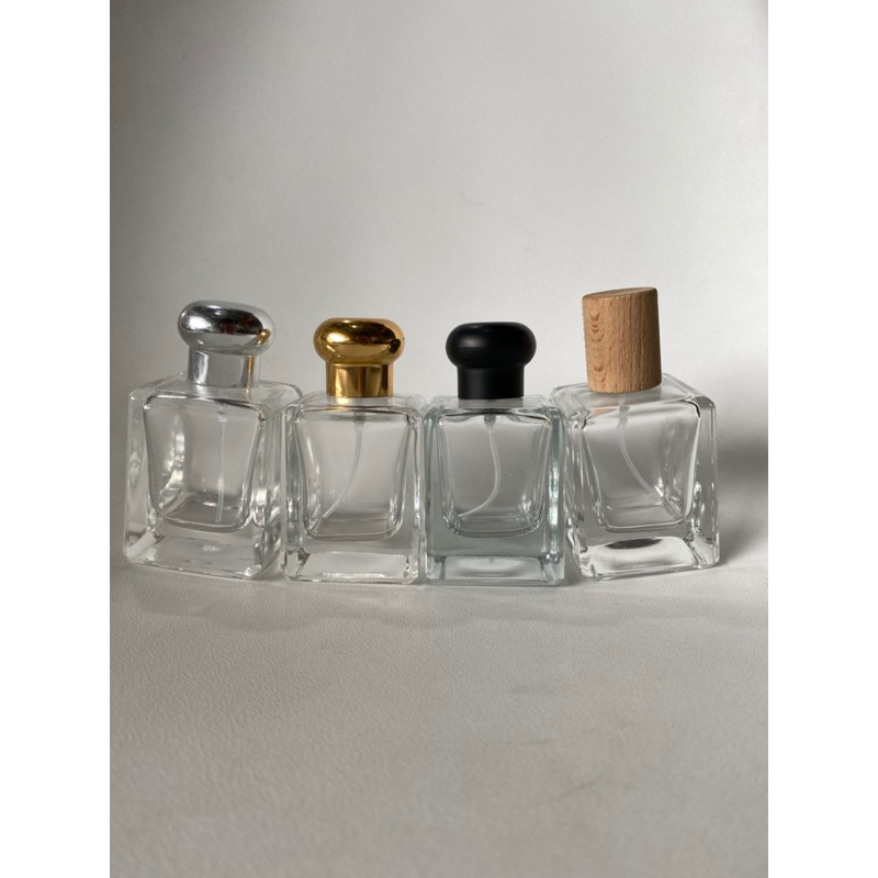 Jual BOTOL PARFUM JO MALONE 50ml TUTUP KAYU GOLD BLACK SILVER KLIP SEMI