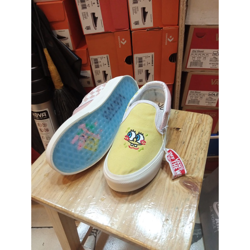 Sepatu Vans Slip On Spongebob