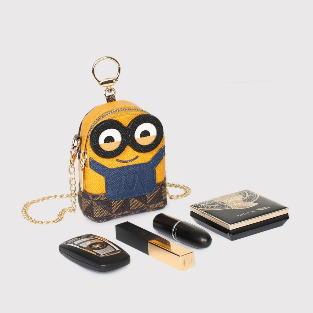 MINION Sling bag Mini Tas Selempang Makeup Wanita Lucu Koren Dumpling Mini Lucu Kecil Style Chikoisme