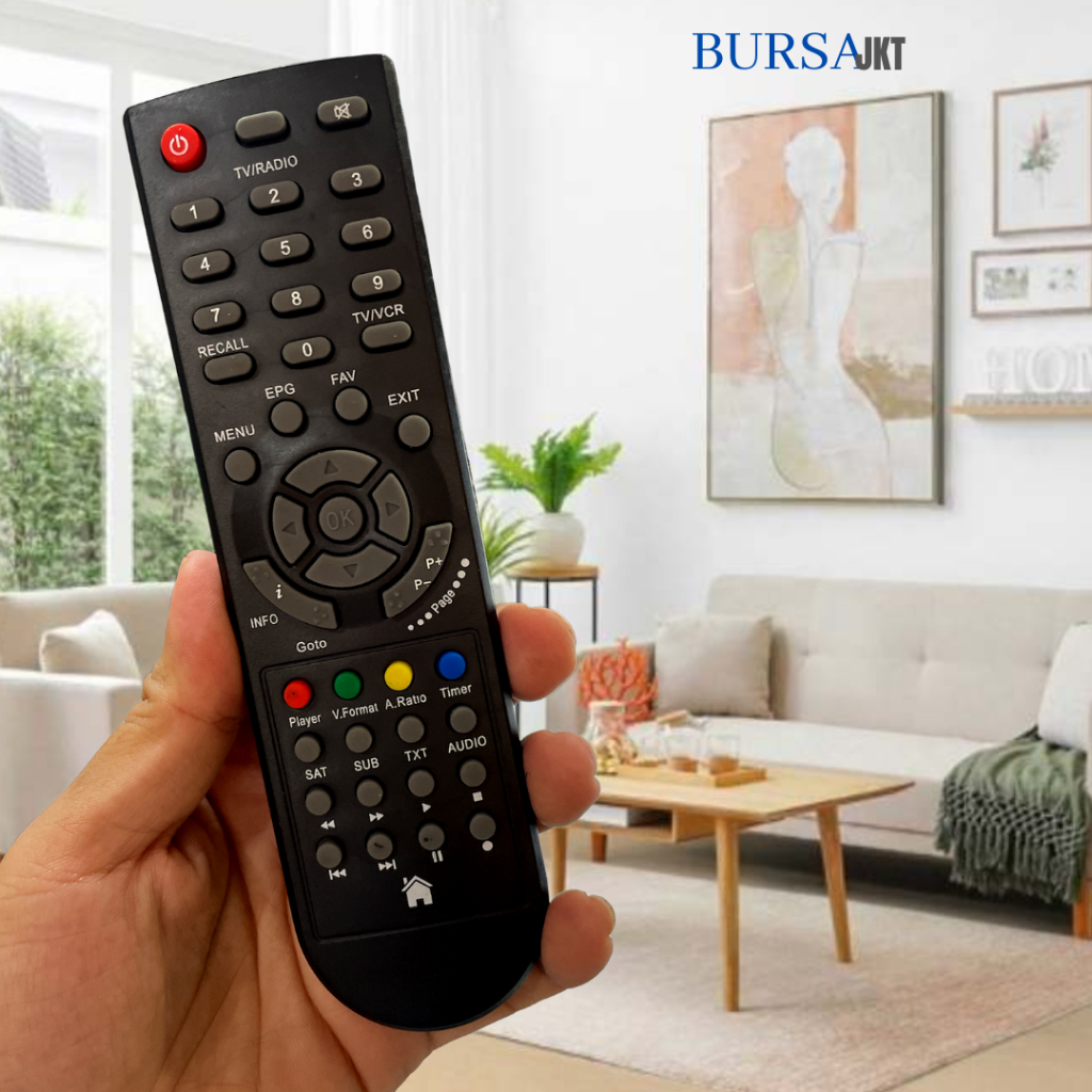 REMOTE RECEIVER NUSANTARA TANAKA TRANSVISION HD KU