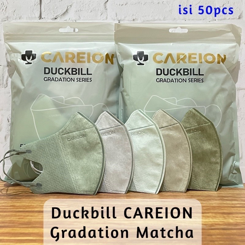 Masker Duckbill Warna Careion Emboss Murah Premium Tebal 3 PLY Earloop (50pcs)