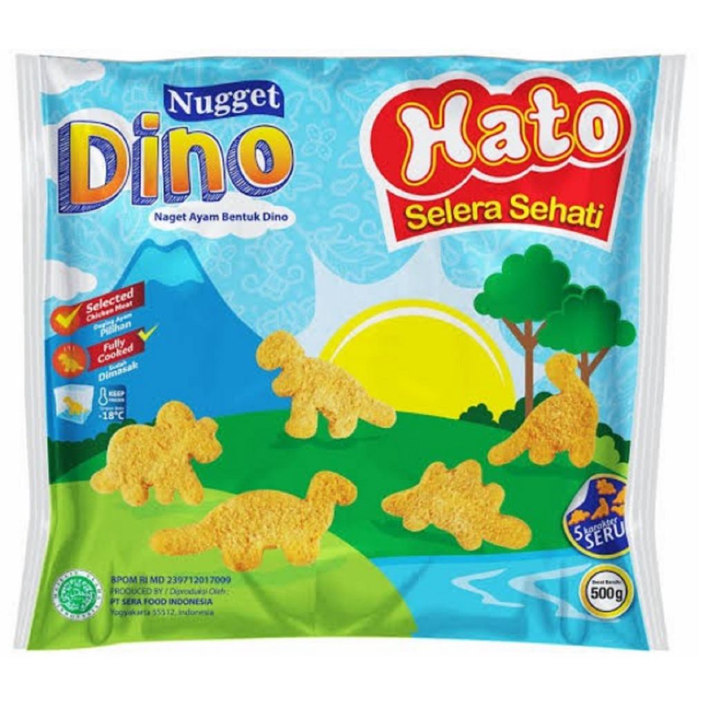 

Hato Chicken Nugget Dino 500 g