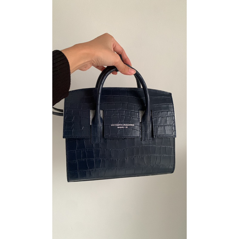 Aesthetic Pleasure Mini Croc Navy
