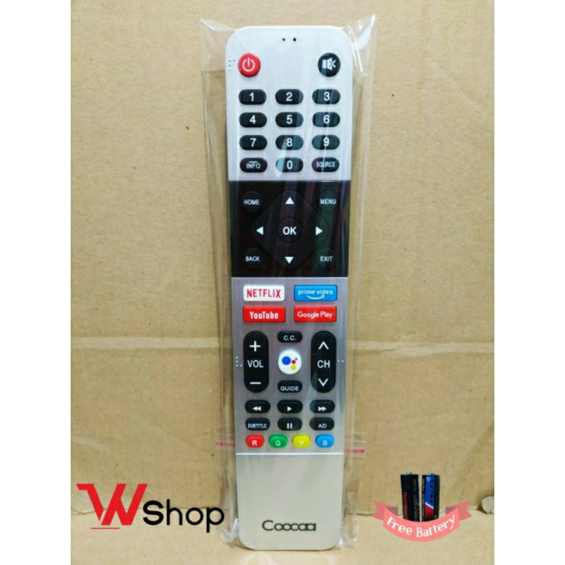 Jual REMOT TV LCD LED SMART TV ANDROID COOCAA ORIGINAL | Shopee Indonesia