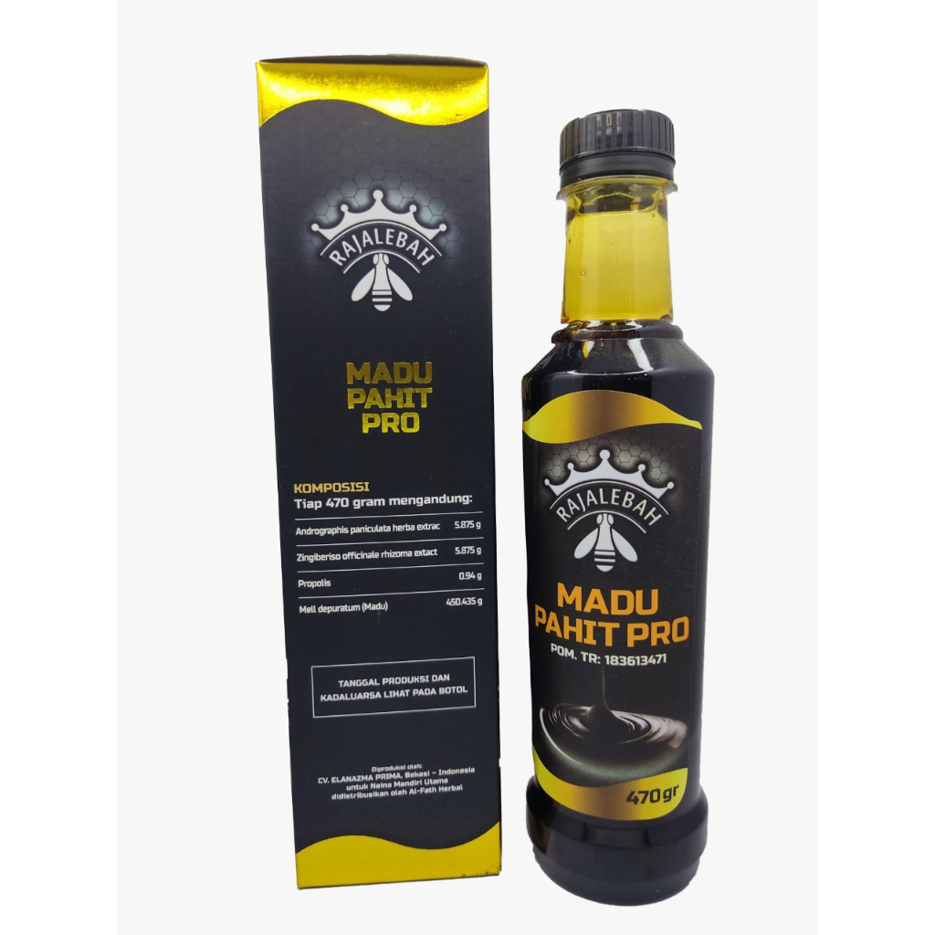 

Madu Hitam Pahit Pro Raja Lebah plus Propolis POM BPOM Asli Original