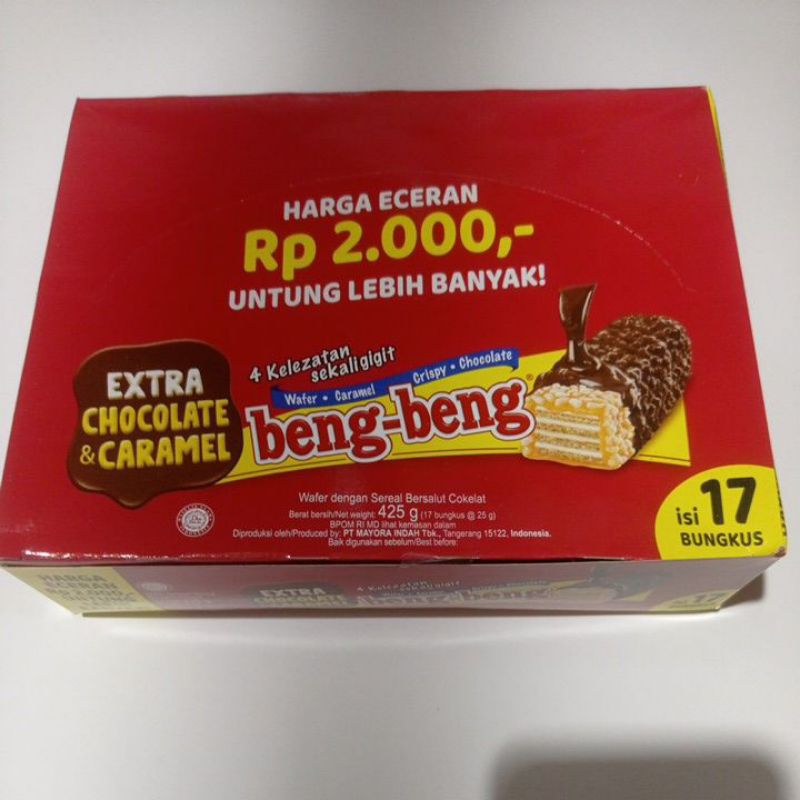 

Beng Beng Extra Chocolate And Caramel | 17 PCS