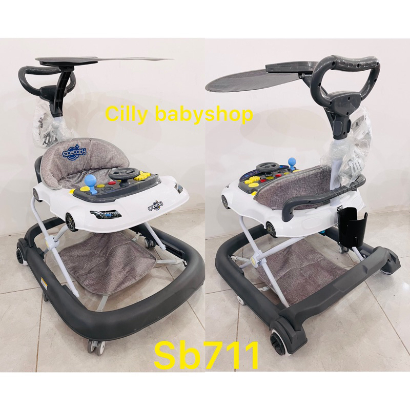 Baby Walker Spacebaby SB 316 302 306 309 701 711 Musik Dorongan