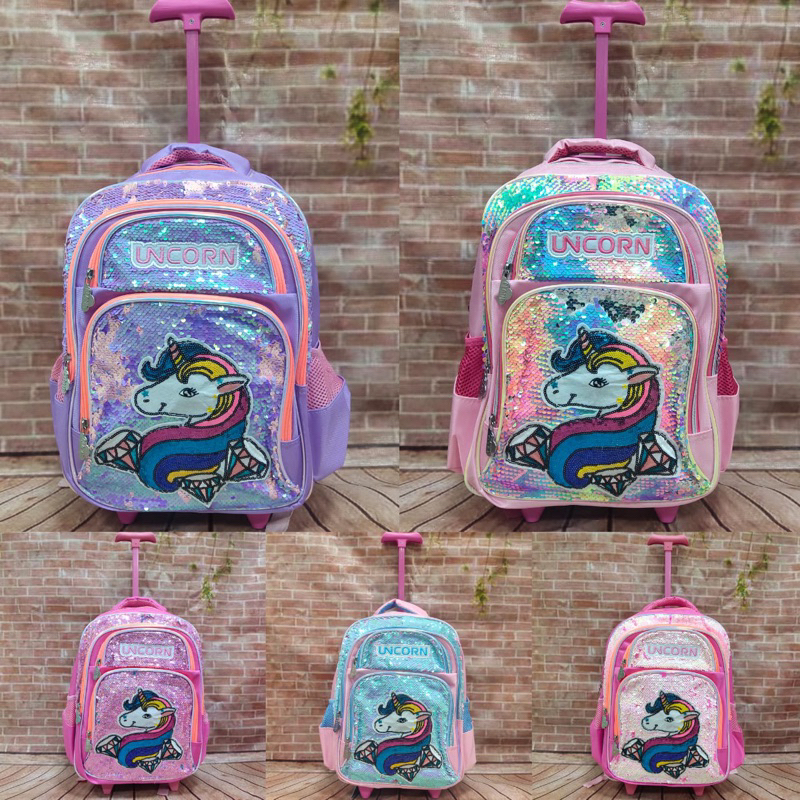 Troli Anak Cewek 16” Unicorn Usap AEO