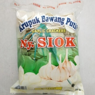 

NY. SIOK Kerupuk Bawang Putih 500gr / Krupuk Bawang Garlic Crackers Asli