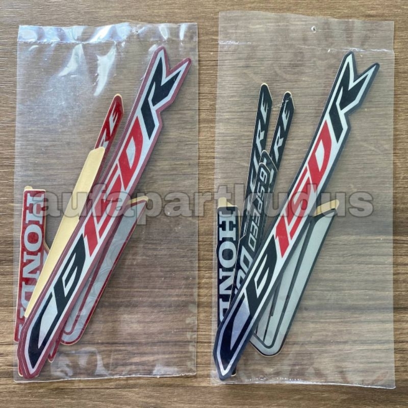 Stripping strip stiker sticker lis polet body Honda CB150R New thn.2016 2017 2018 SE warna hitam mer