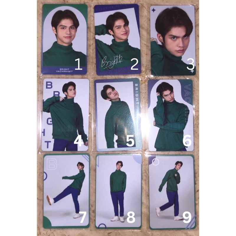BRIGHT VACHIRAWIT Official GMMTV Super Color Series Exclusive Photocard