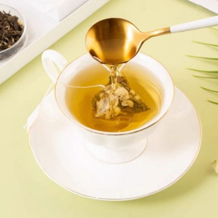 Jasmine Green Tea White Jasmine Blend Green Jasmine Tea Teh hijau Melati Oolong tea premium JMG