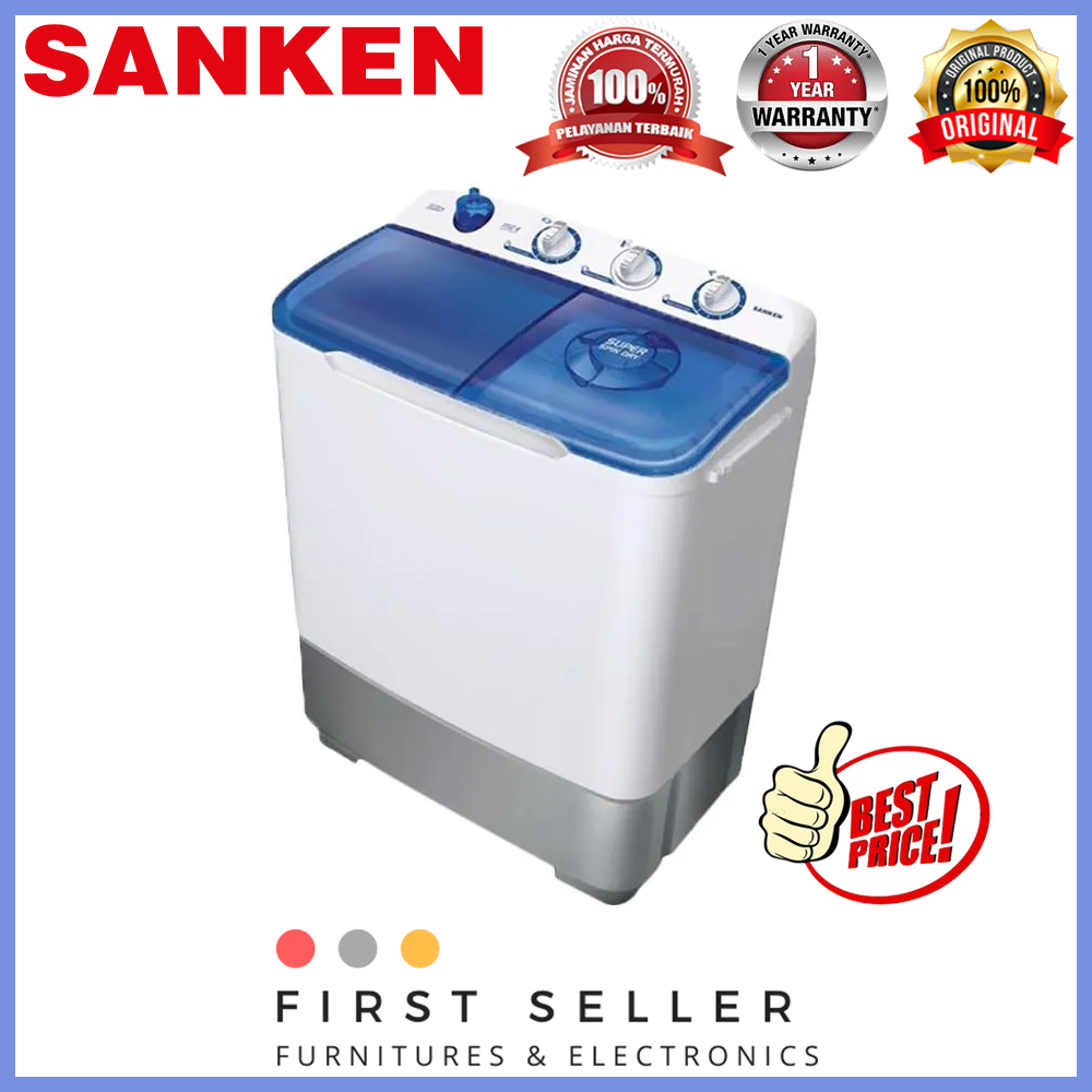 SANKEN MESIN CUCI TWIN TUB 2 TABUNG TW-8800 (7KG)