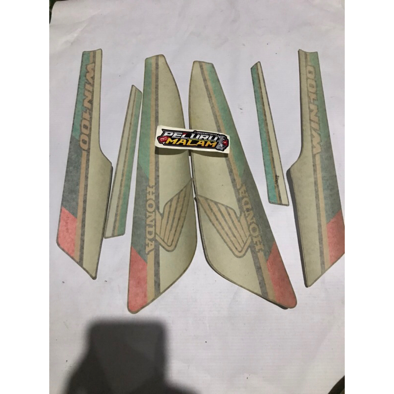 striping stiker honda win original tahun 1997