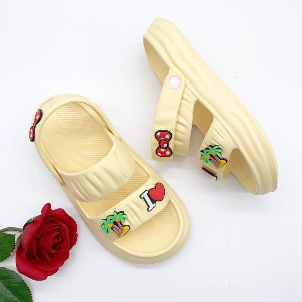 Sandal Wanita Sandal Selop Jelly Karet Rumahan Korean Style Empuk Elastis Model Tali Belakang Terbaru