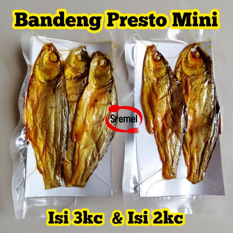 Bandeng Presto Vacum Duri Lunak Isi 1/2/3 Kecil By Sremel