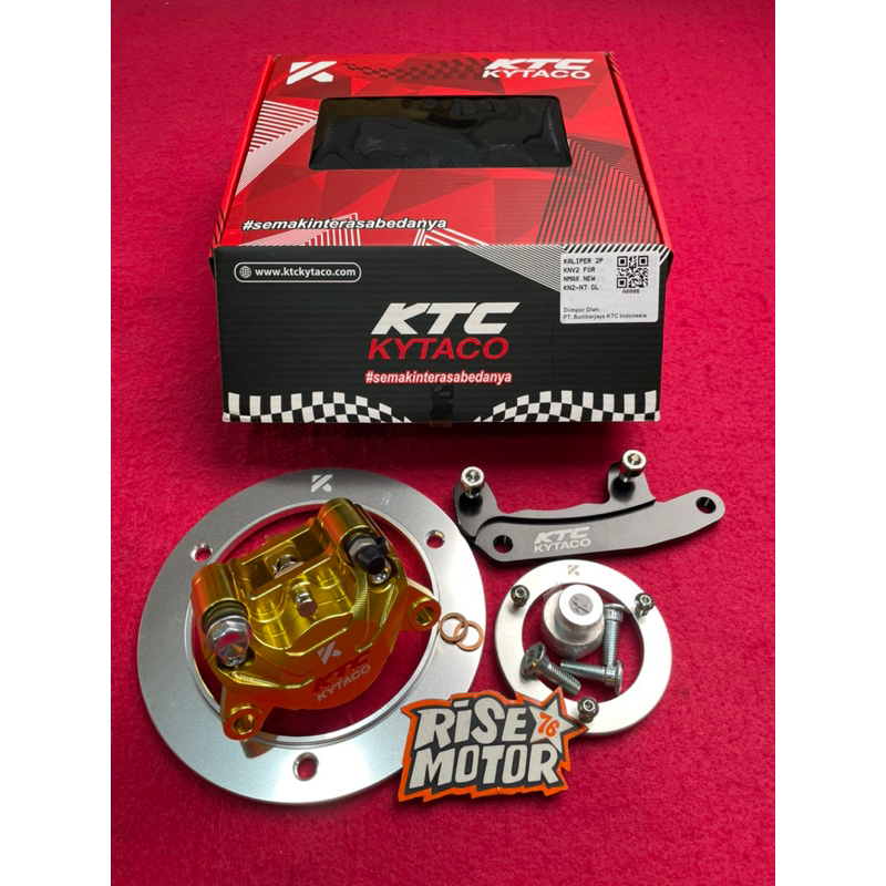 KALIPER KTC KYTACO 2 PISTON NMAX NEW BELAKANG KN2 N7 GOLD