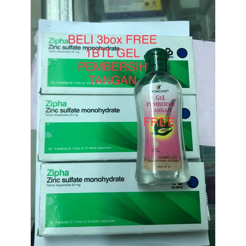 zinc zipha 20mg tablet